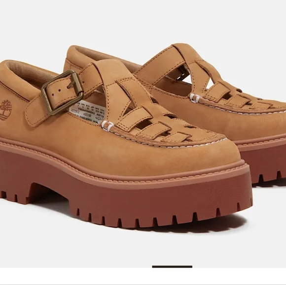 Timberland Women's Stone Street Platform Buckle Shoe NIB - Picture 10 of 12